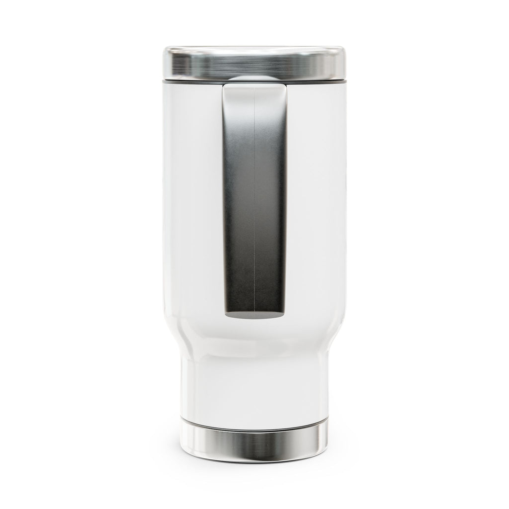 Travel Mug — "I'm Living the Dream Baby" Stainless Steel 14oz Insulated with Handle