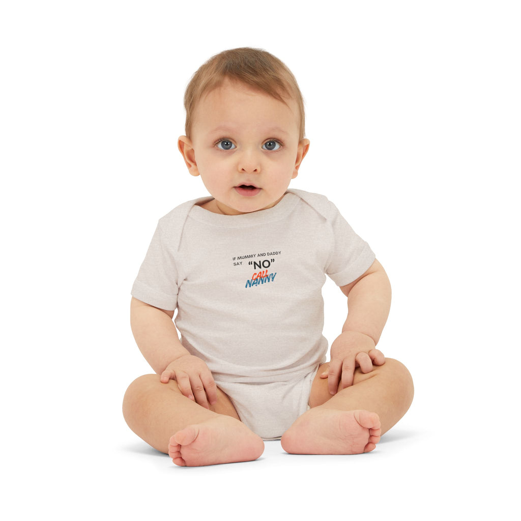 Infant Onesie "I Already Know My Answer Is No, Ask Daddy" – Funny Newborn Bodysuit