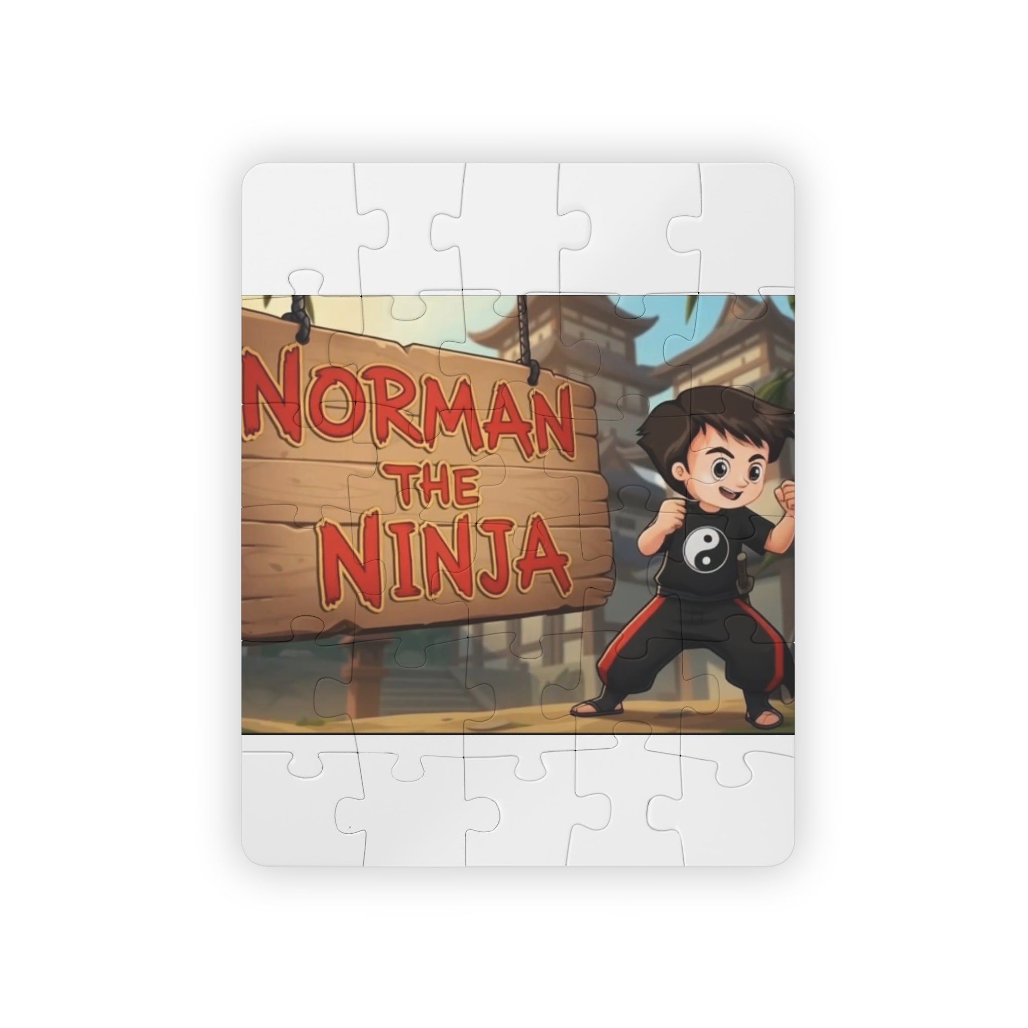 Norman the Ninja Kids Puzzle — 30-Piece Personalized Children's Jigsaw