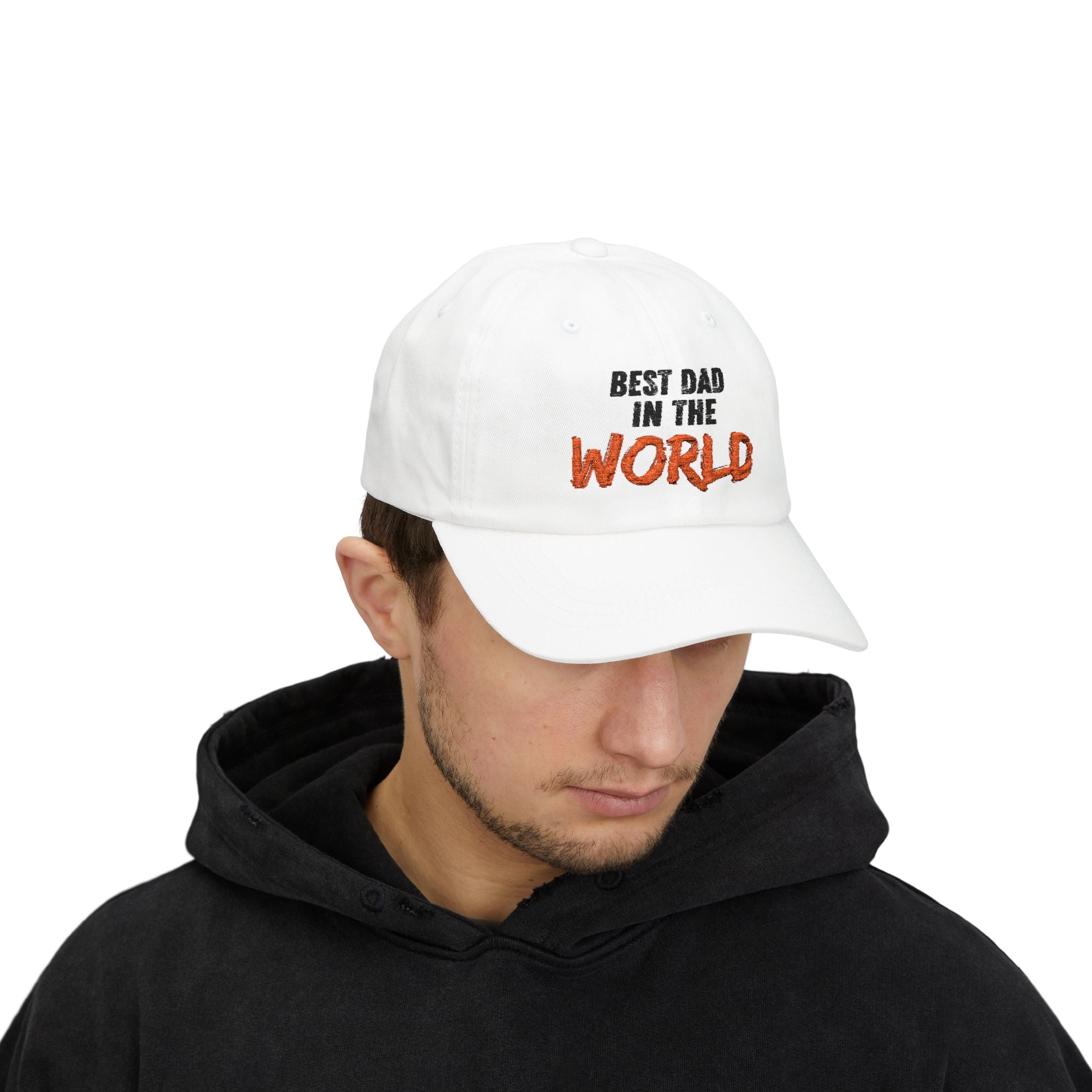 Best Dad in the World Dad Cap — Embroidered Father’s Day Baseball Hat