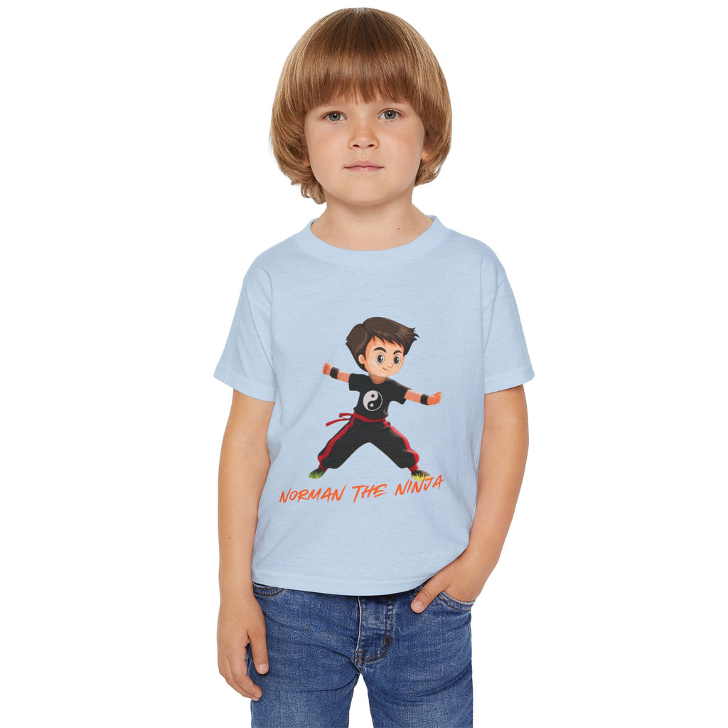Toddler T-Shirt — "Norman the Ninja" Cute Kid’s Ninja Tee