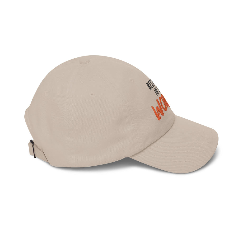 Best Dad in the World Dad Cap — Embroidered Father’s Day Baseball Hat