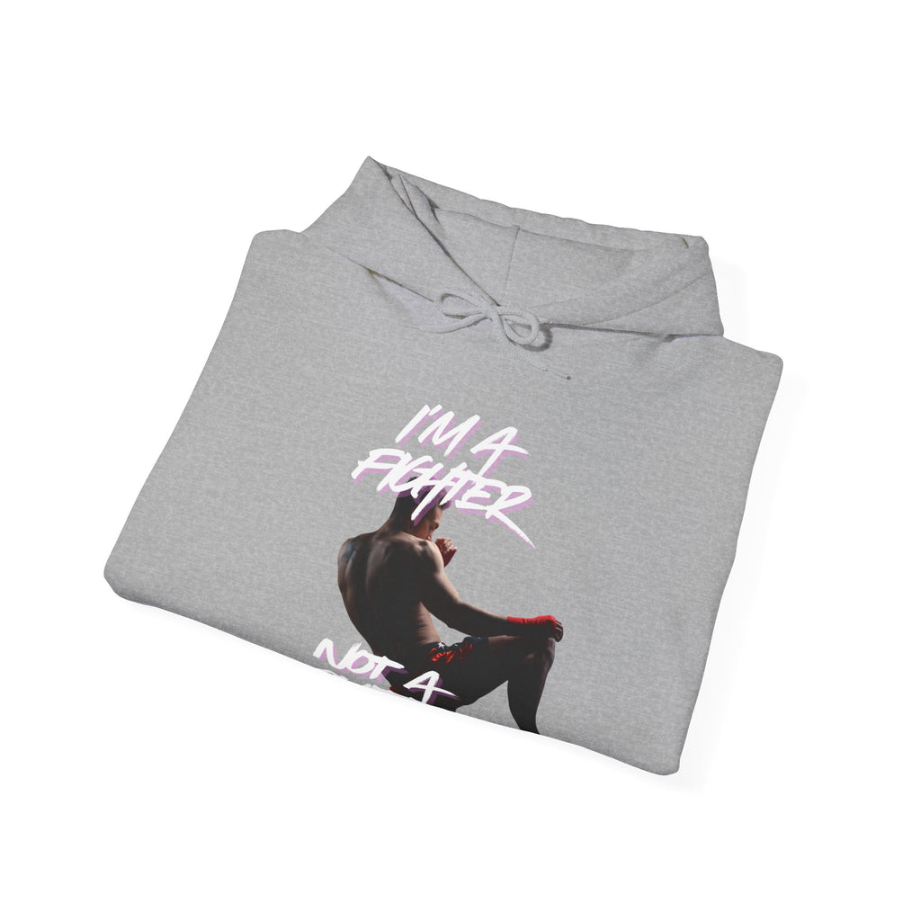 Fighter Not Quitter Hoodie — Motivational Boxing Sweatshirt
