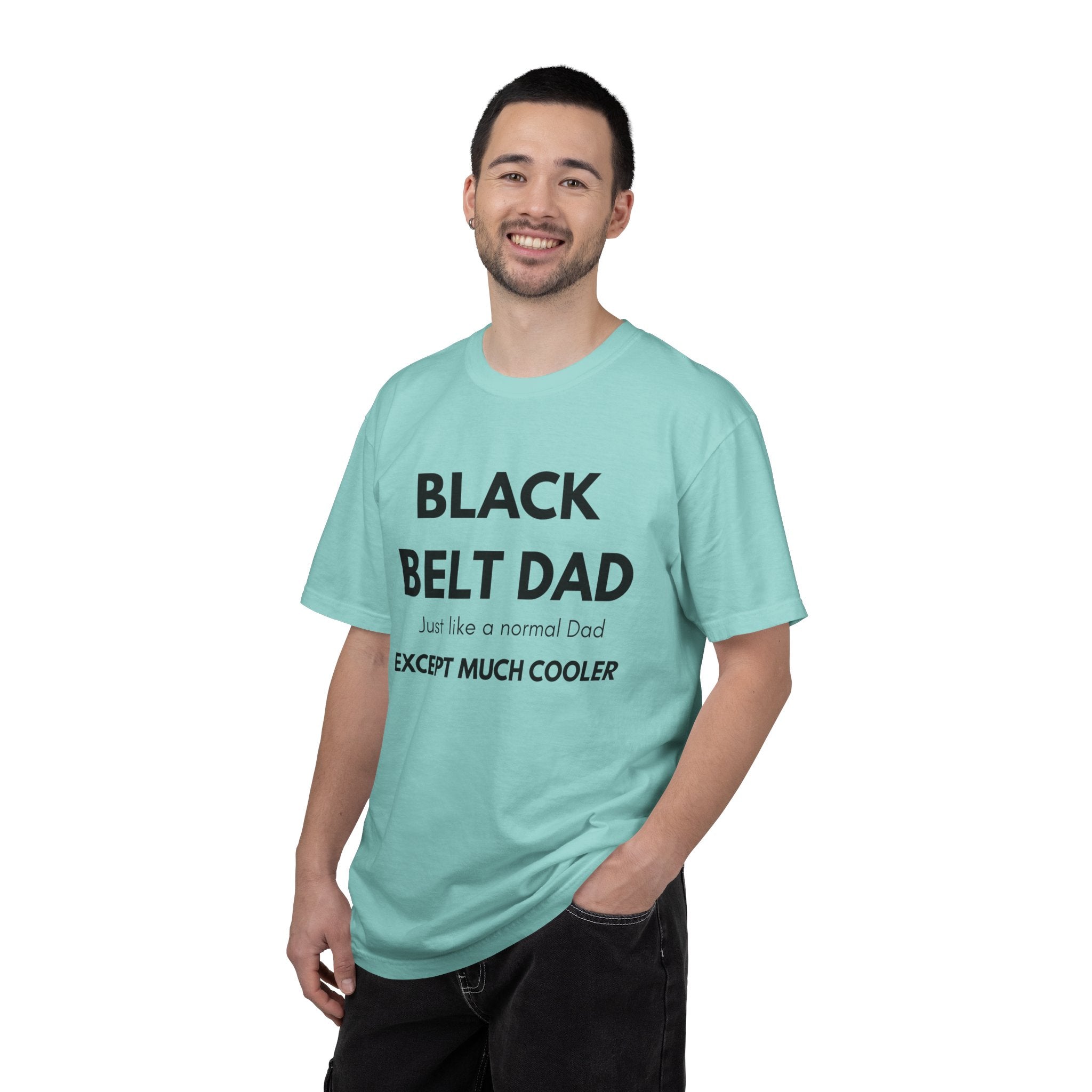Black Belt Dad T-Shirt — "Black Belt Dad: Just like a normal Dad except much cooler" Martial Arts Father’s Day Tee