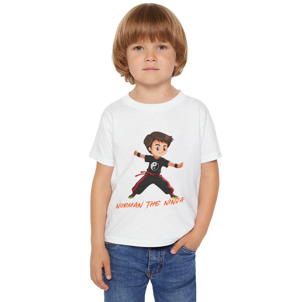 Toddler T-Shirt — "Norman the Ninja" Cute Kid’s Ninja Tee