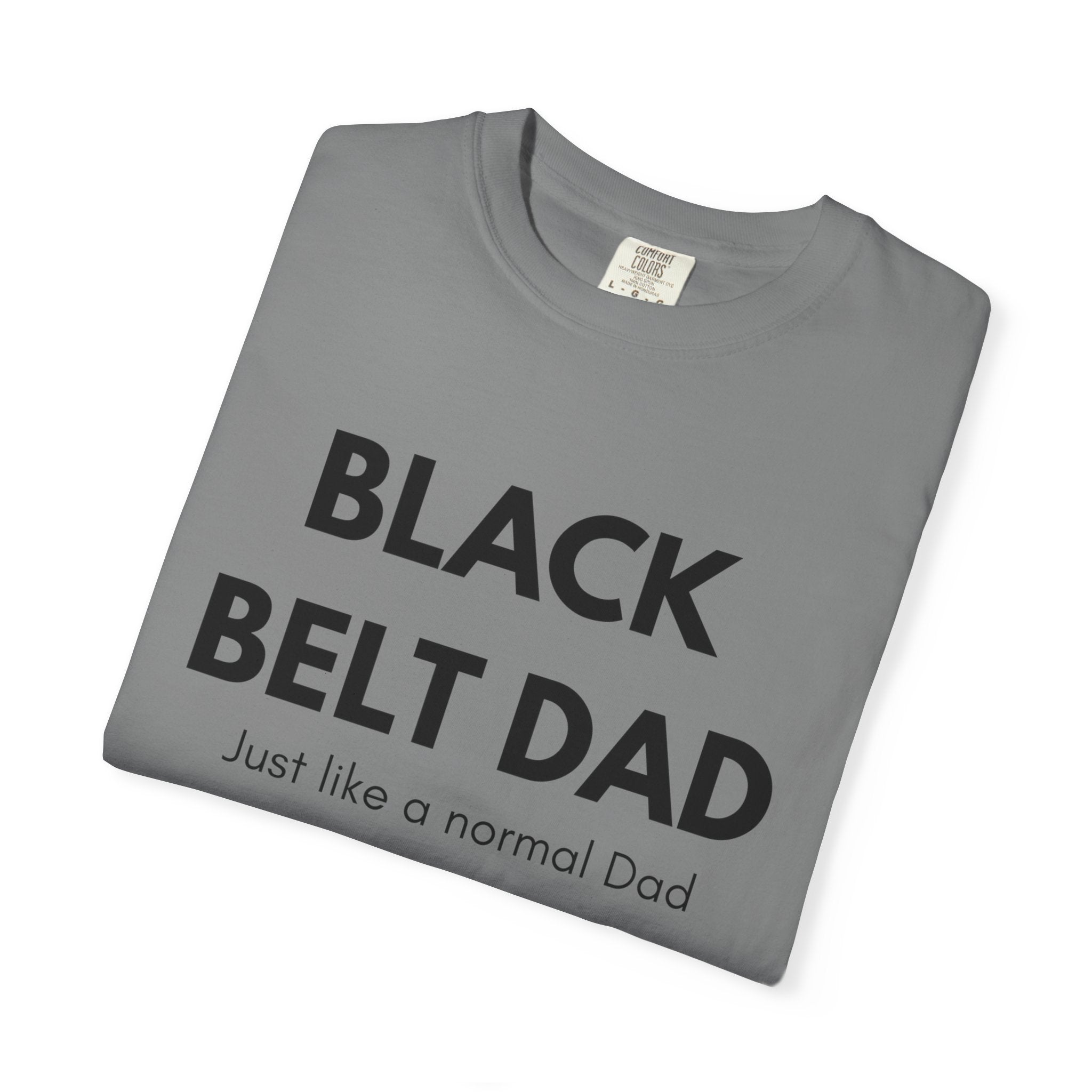 Black Belt Dad T-Shirt — "Black Belt Dad: Just like a normal Dad except much cooler" Martial Arts Father’s Day Tee
