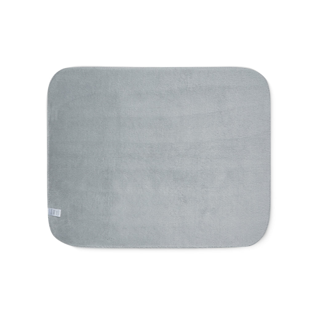 Sherpa Blanket — “I’m Living the Dream Baby” Cozy Reversible Throw