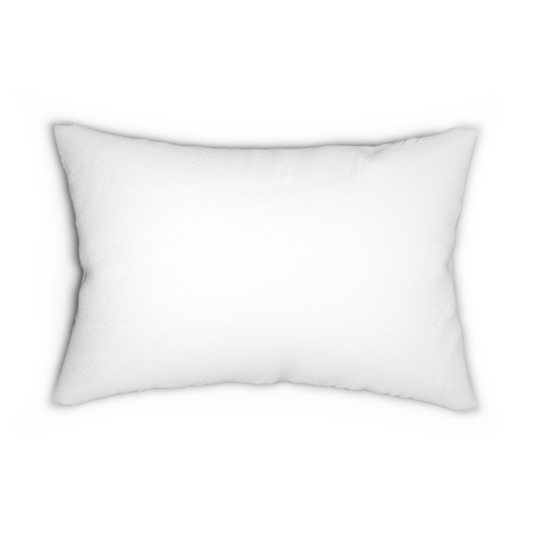 Lumbar Pillow — “I’m Living the Dream Baby” Orange Script Accent Pillow