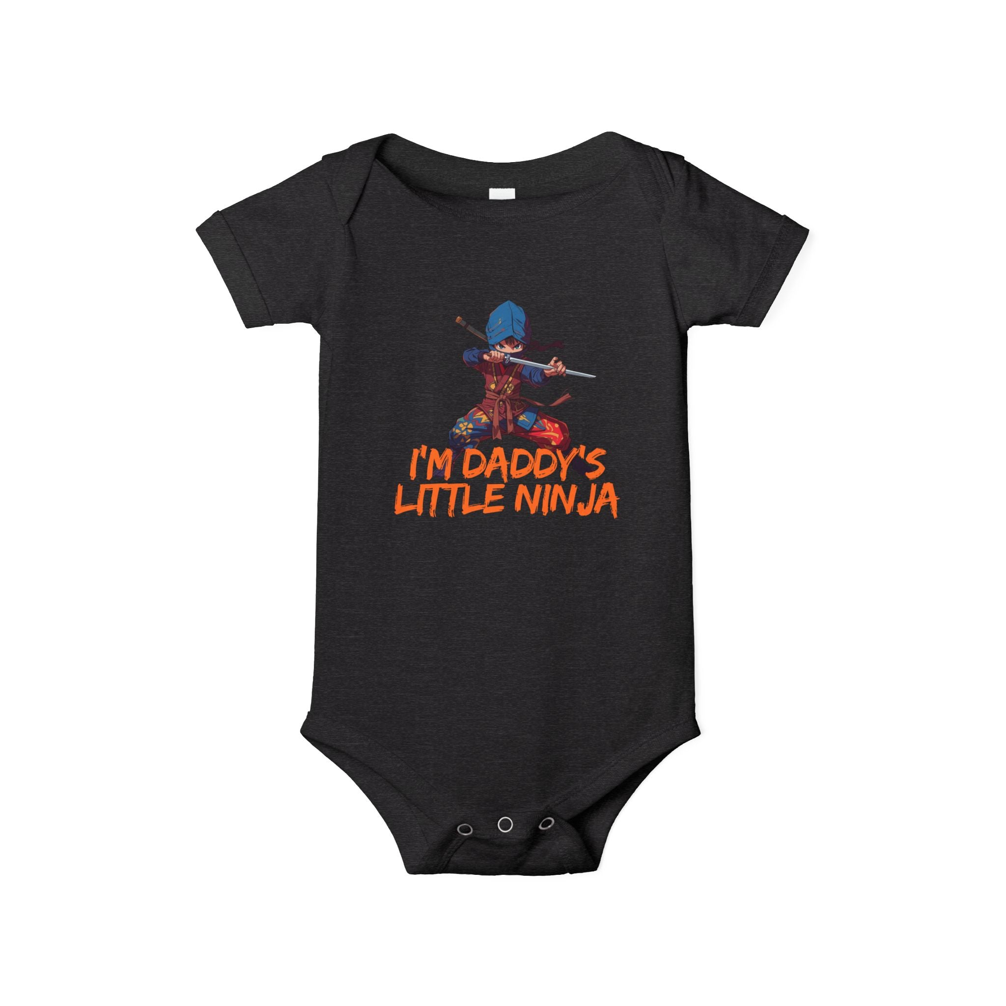 Infant Onesie "I'm Daddy's Little Ninja" – Cute Baby Bodysuit for New Dads & Baby Showers