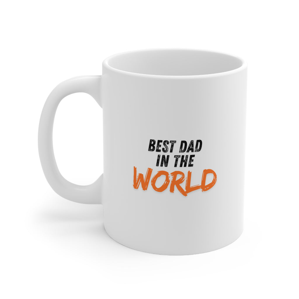 Best Dad in the World Ceramic Coffee Mug — 11oz & 15oz Father’s Day Gift