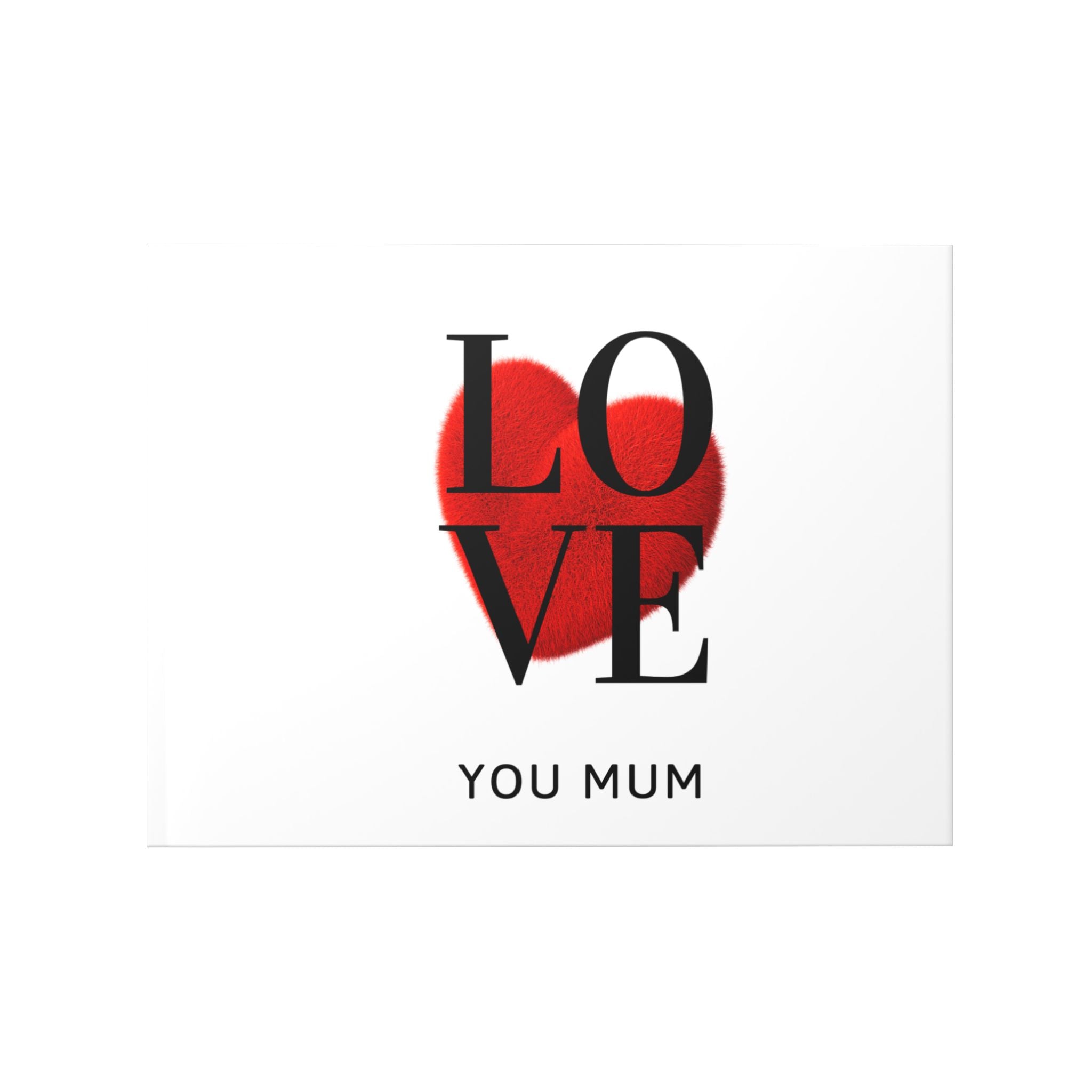 Hardcover Photo Book — "LOVE You Mum" Keepsake for Mother’s Day, Birthday, & Special Memories
