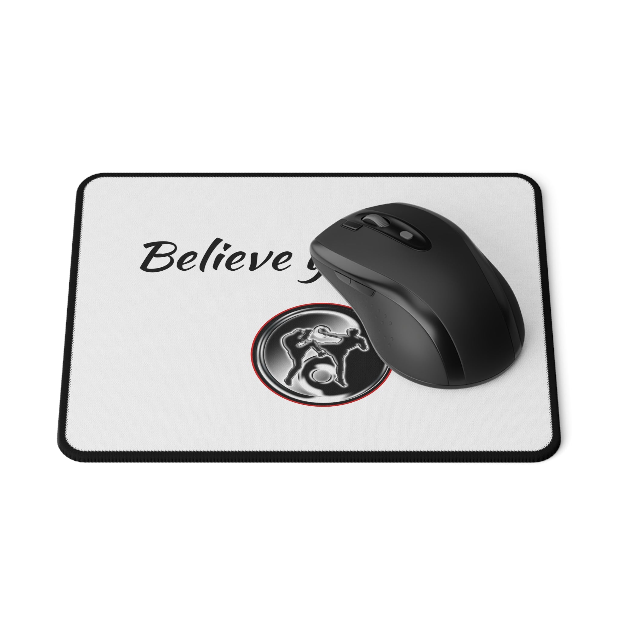 Believe You Can Gaming Mouse Pad — Non‑Slip Motivational Mousepad for Gamers & Fitness Fans