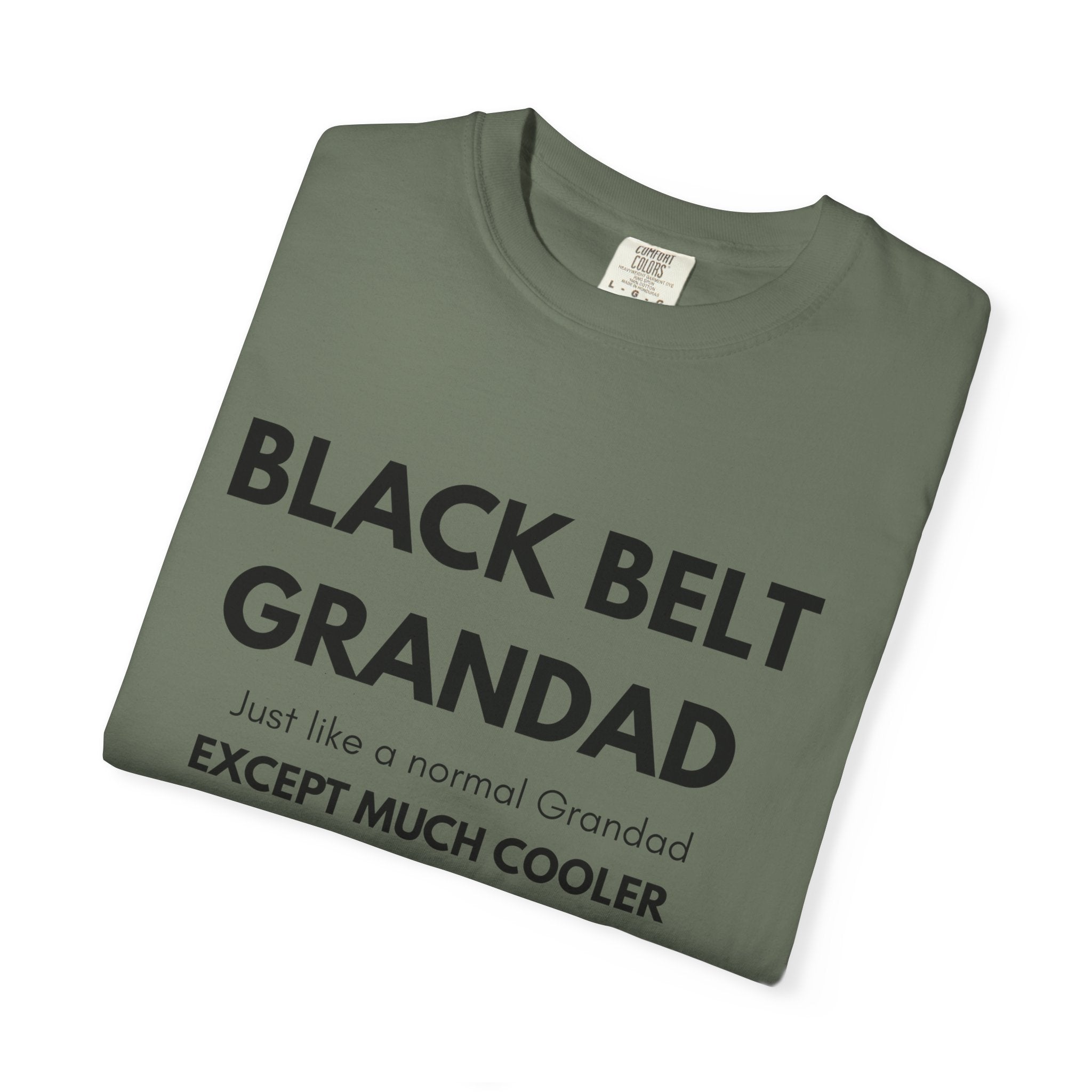 Black Belt Grandad T-Shirt — "Black Belt Grandad: Just like a normal Grandad except much cooler"