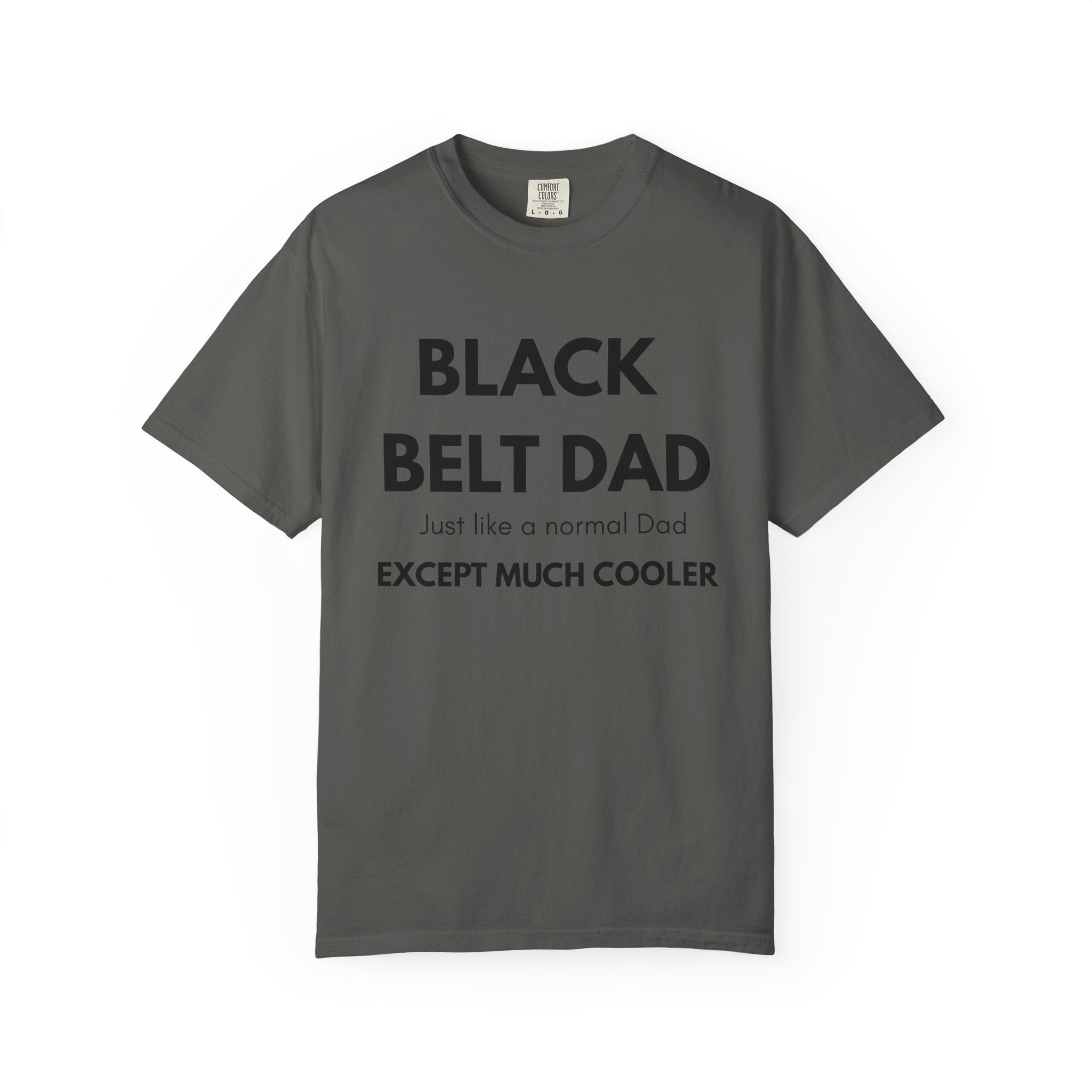 Black Belt Dad T-Shirt — "Black Belt Dad: Just like a normal Dad except much cooler" Martial Arts Father’s Day Tee