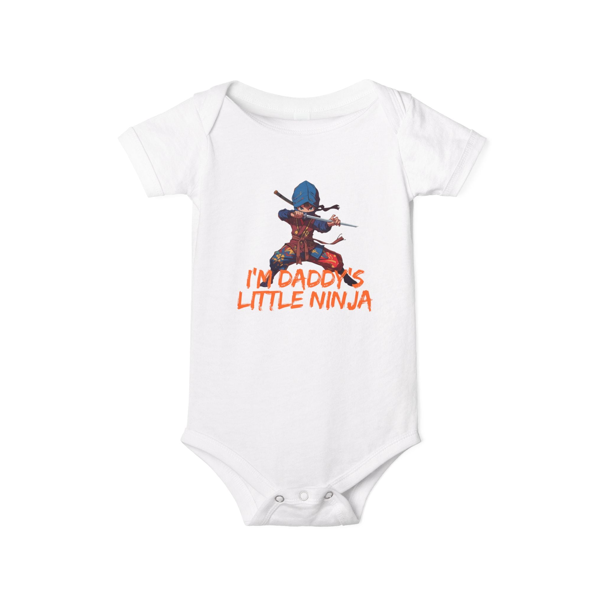 Infant Onesie "I'm Daddy's Little Ninja" – Cute Baby Bodysuit for New Dads & Baby Showers