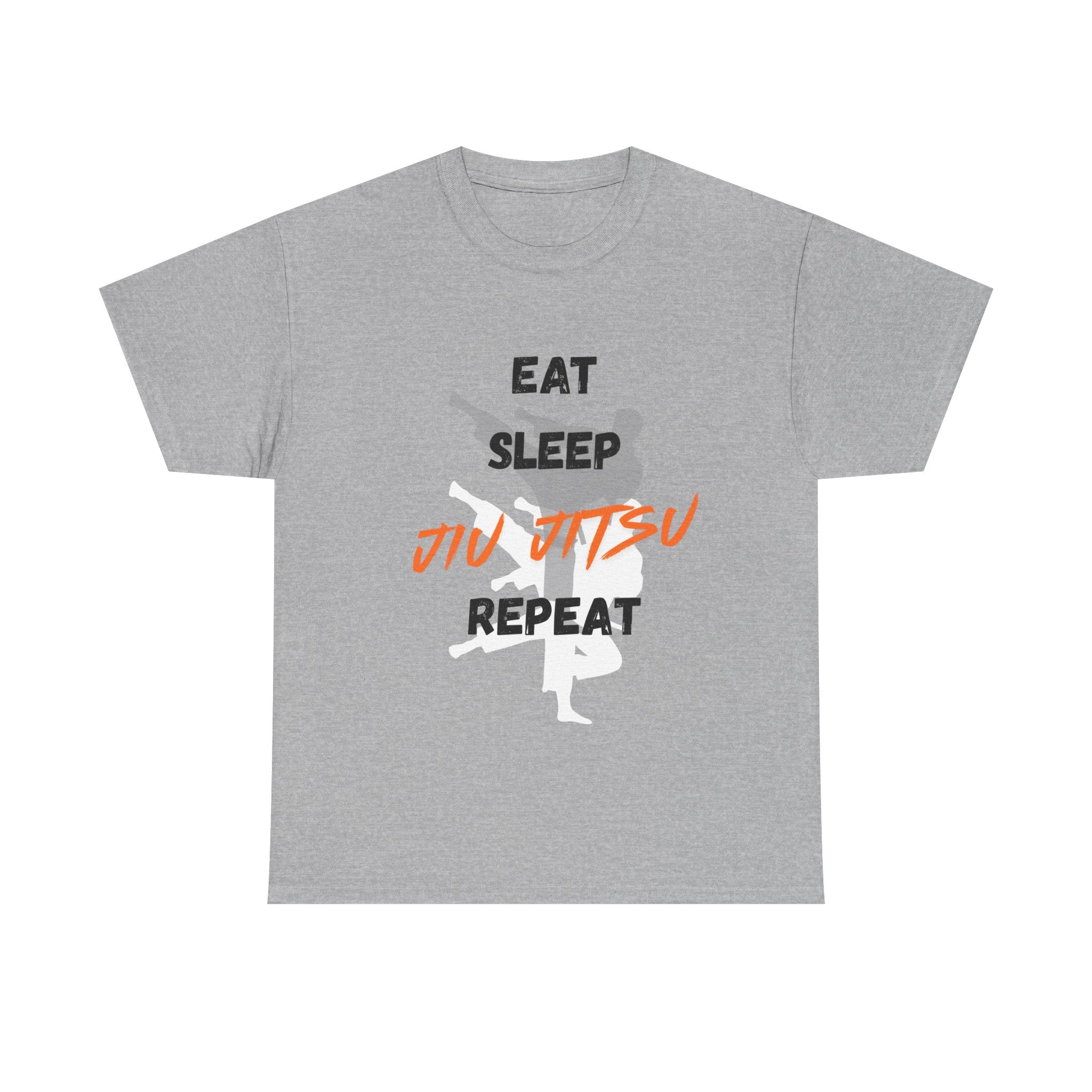 Jiu Jitsu T-Shirt — "Eat Sleep Jiu Jitsu Repeat" Martial Arts Tee