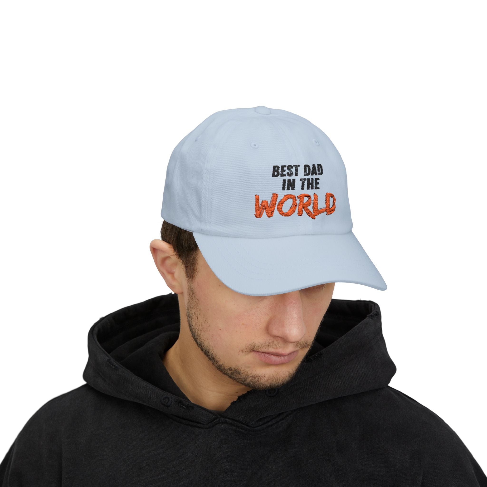 Best Dad in the World Dad Cap — Embroidered Father’s Day Baseball Hat