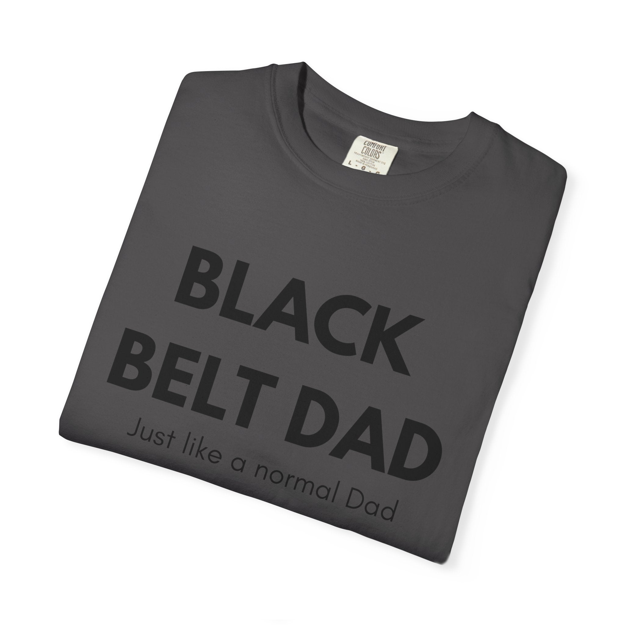Black Belt Dad T-Shirt — "Black Belt Dad: Just like a normal Dad except much cooler" Martial Arts Father’s Day Tee