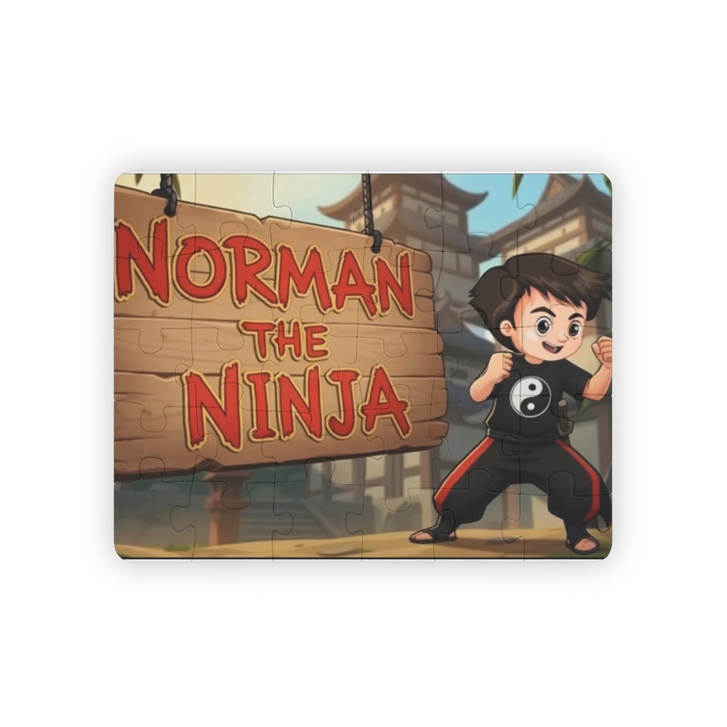 Norman the Ninja Kids Puzzle — 30-Piece Personalized Children's Jigsaw