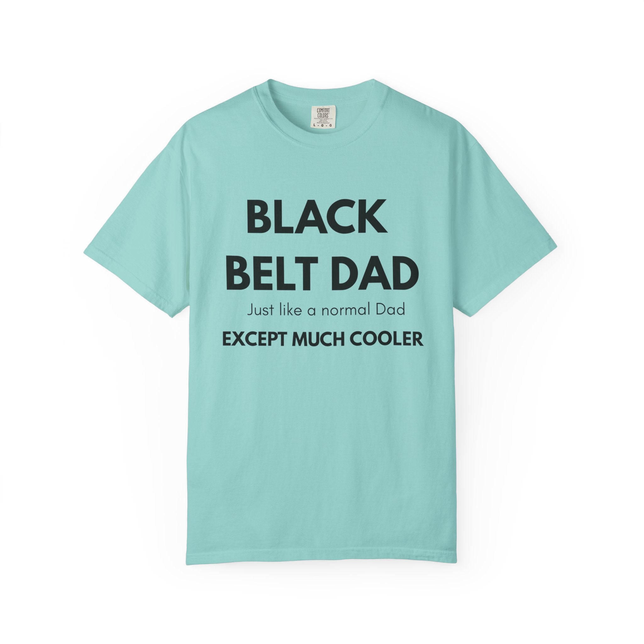 Black Belt Dad T-Shirt — "Black Belt Dad: Just like a normal Dad except much cooler" Martial Arts Father’s Day Tee