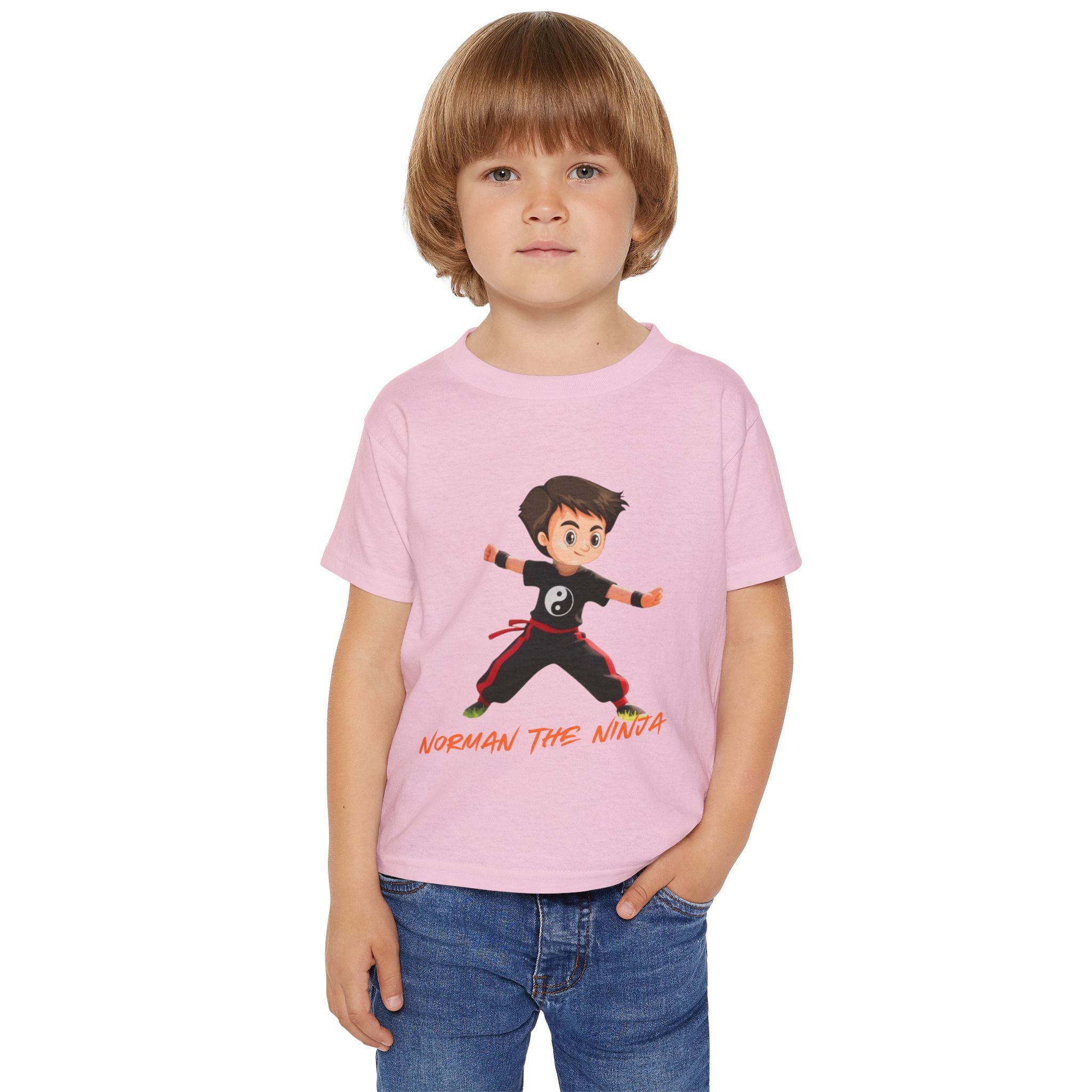 Toddler T-Shirt — "Norman the Ninja" Cute Kid’s Ninja Tee