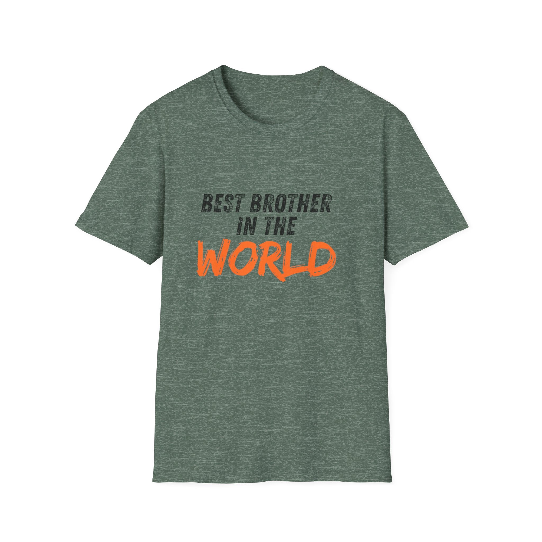 T-Shirt — "Best Brother in the World" Graphic Tee