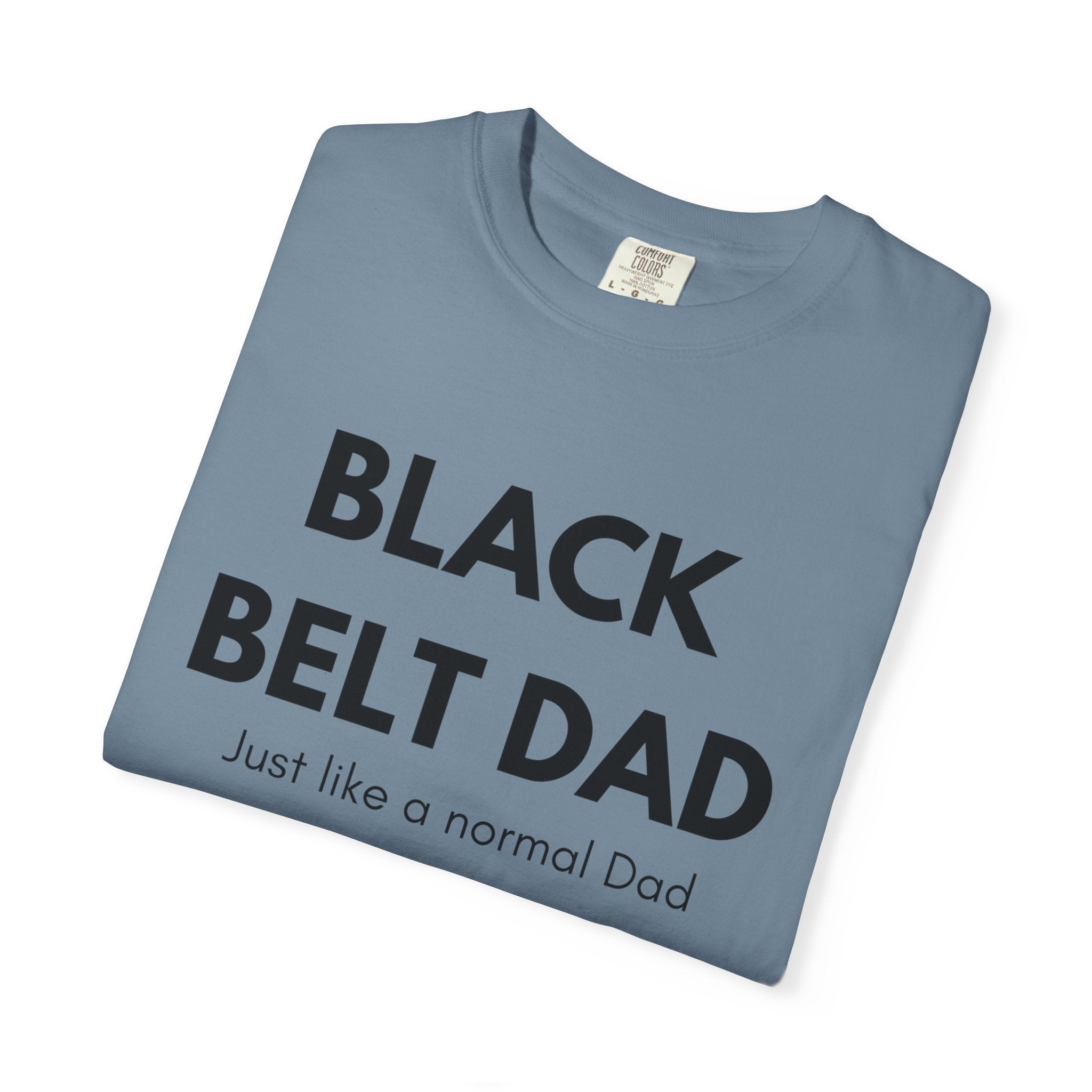 Black Belt Dad T-Shirt — "Black Belt Dad: Just like a normal Dad except much cooler" Martial Arts Father’s Day Tee