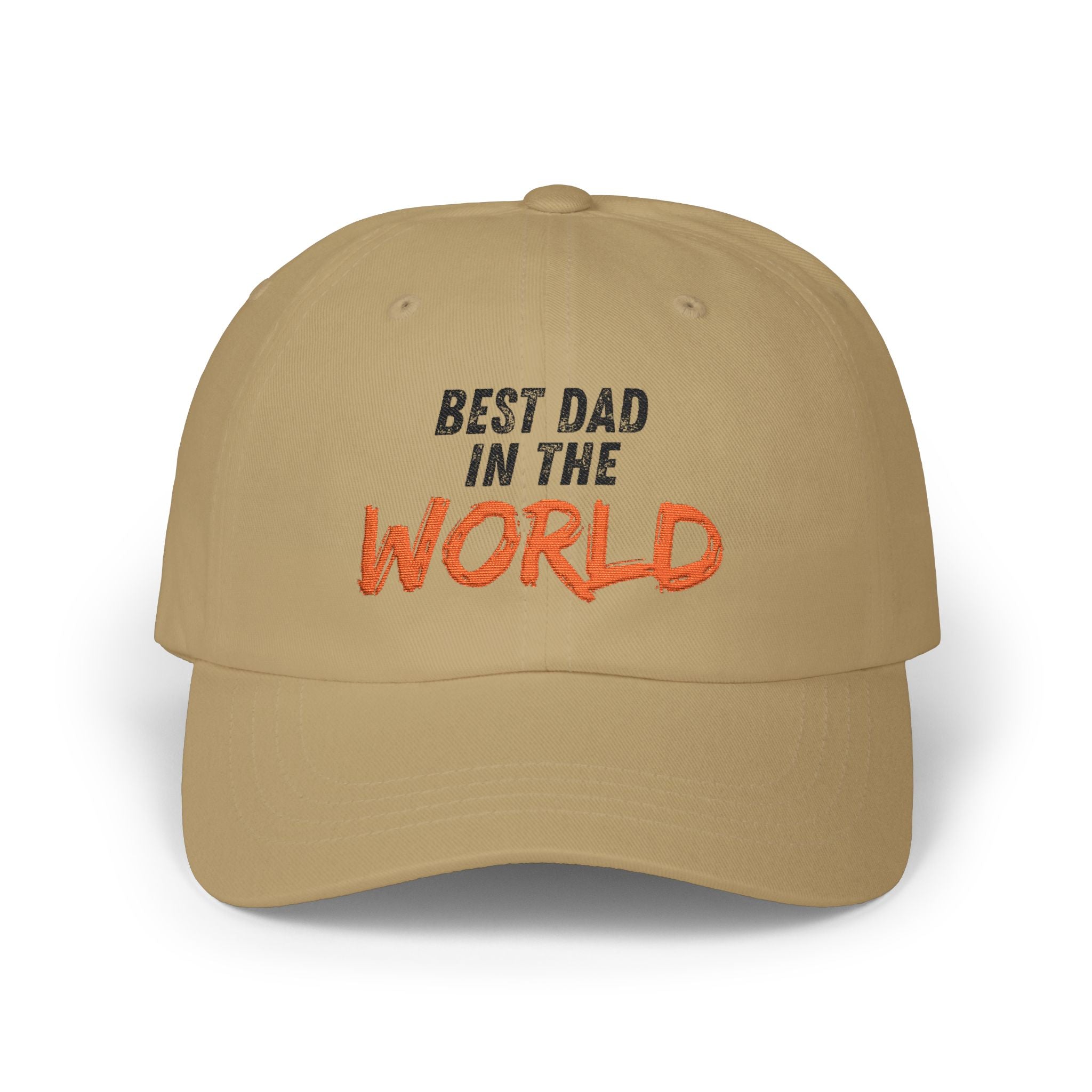 Best Dad in the World Dad Cap — Embroidered Father’s Day Baseball Hat