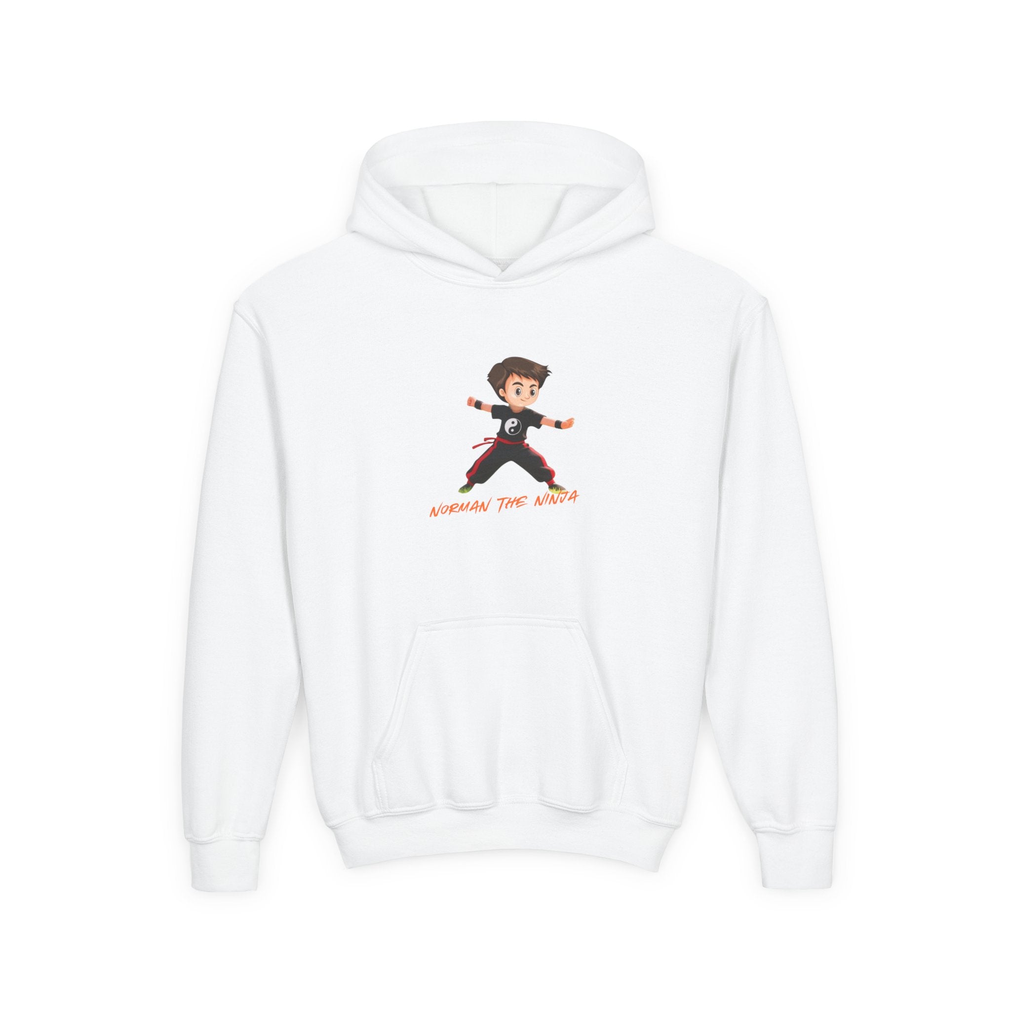Youth Hoodie – 'Conquer the World' Cartoon Kid Graphic Kids Pullover