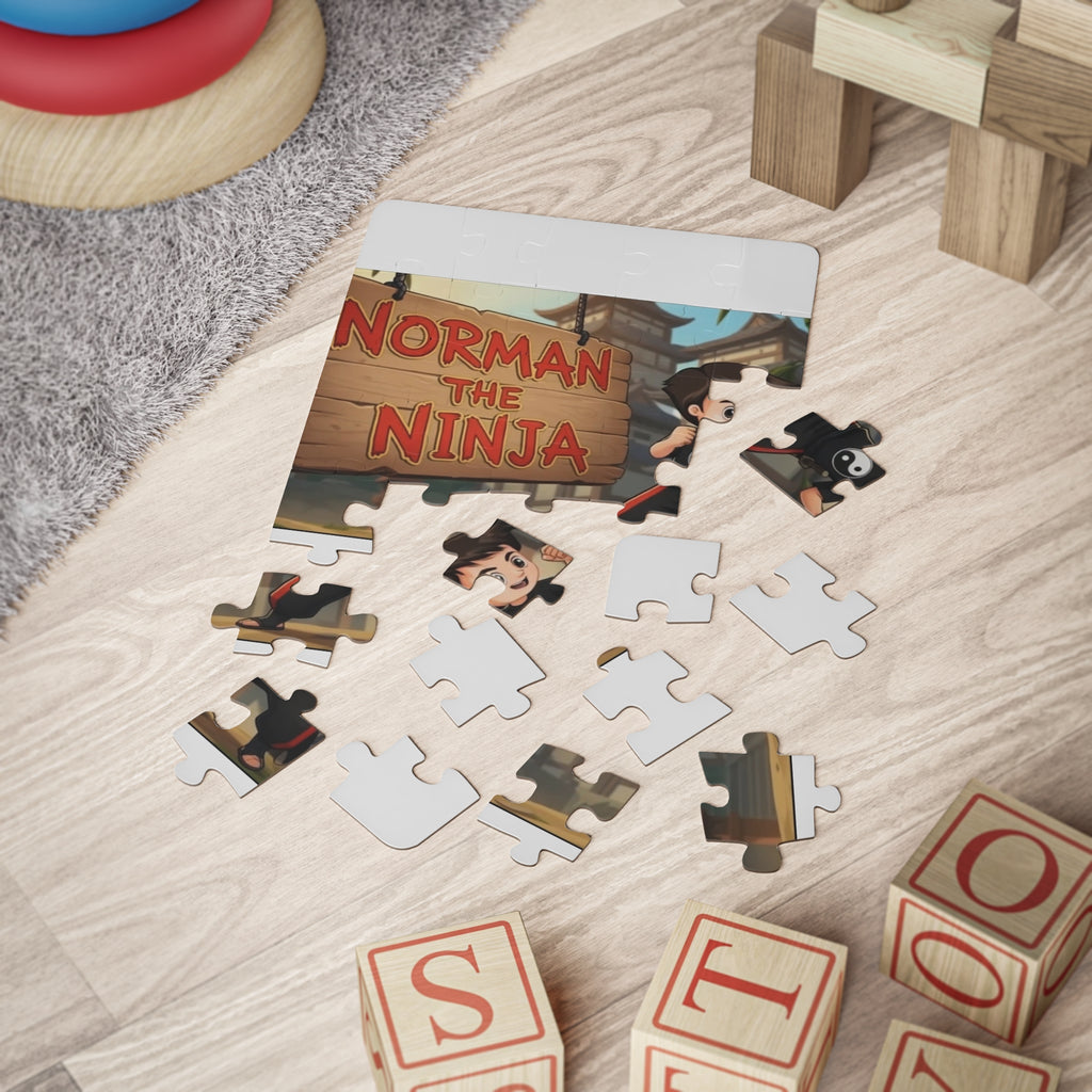 Norman the Ninja Kids Puzzle — 30-Piece Personalized Children's Jigsaw