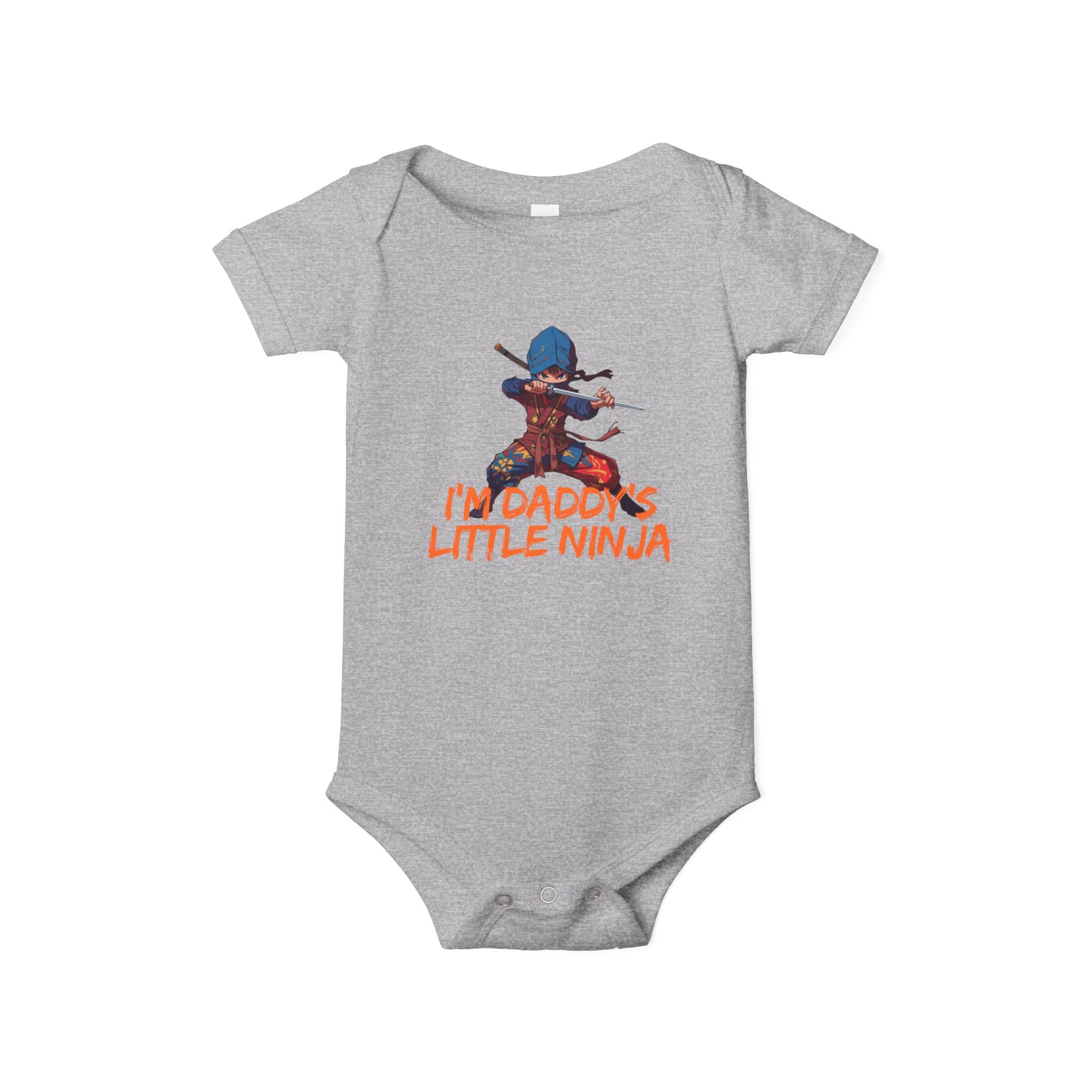 Infant Onesie "I'm Daddy's Little Ninja" – Cute Baby Bodysuit for New Dads & Baby Showers