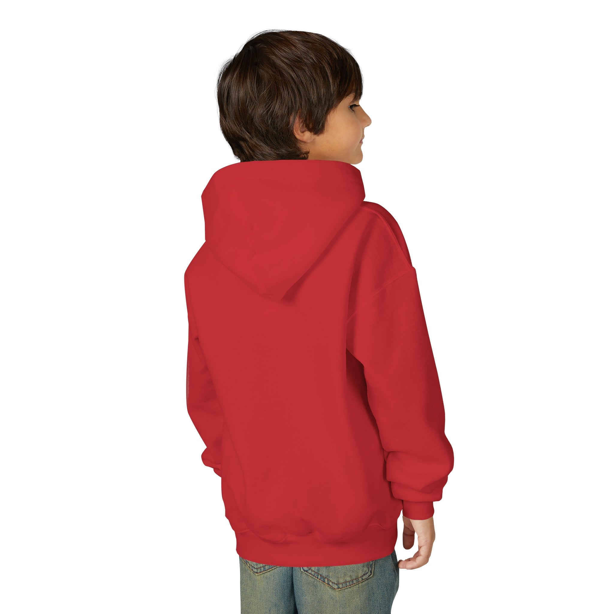 Youth Hoodie – 'Conquer the World' Cartoon Kid Graphic Kids Pullover