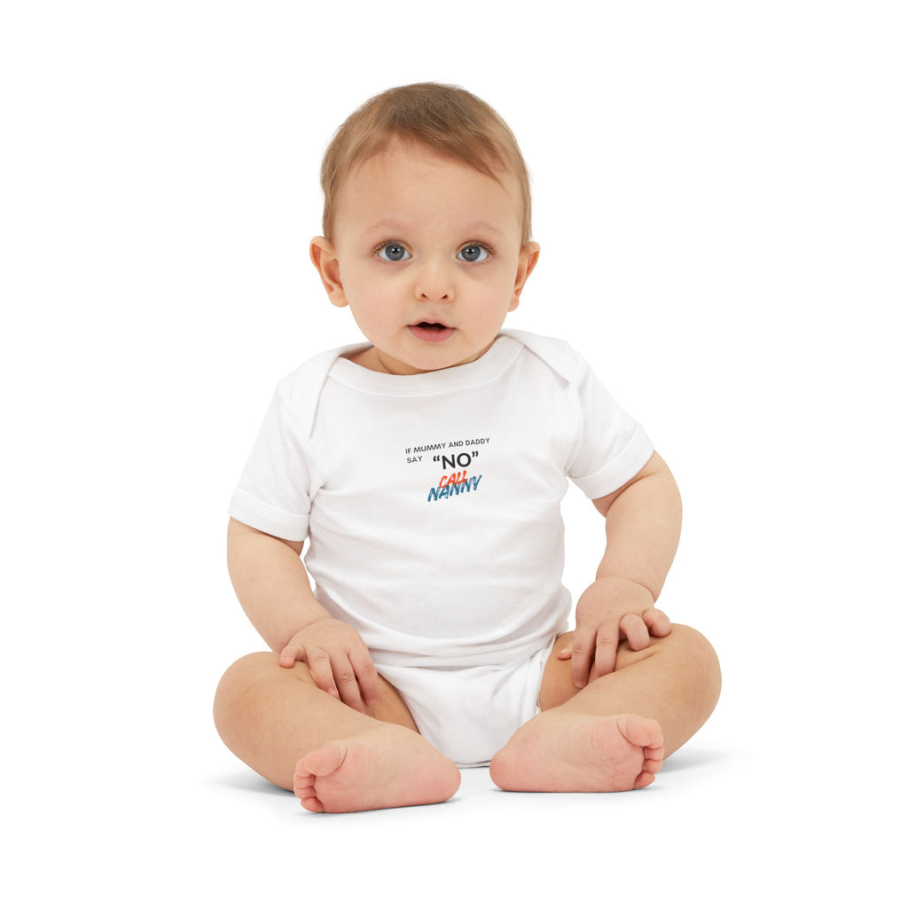 Infant Onesie "I Already Know My Answer Is No, Ask Daddy" – Funny Newborn Bodysuit