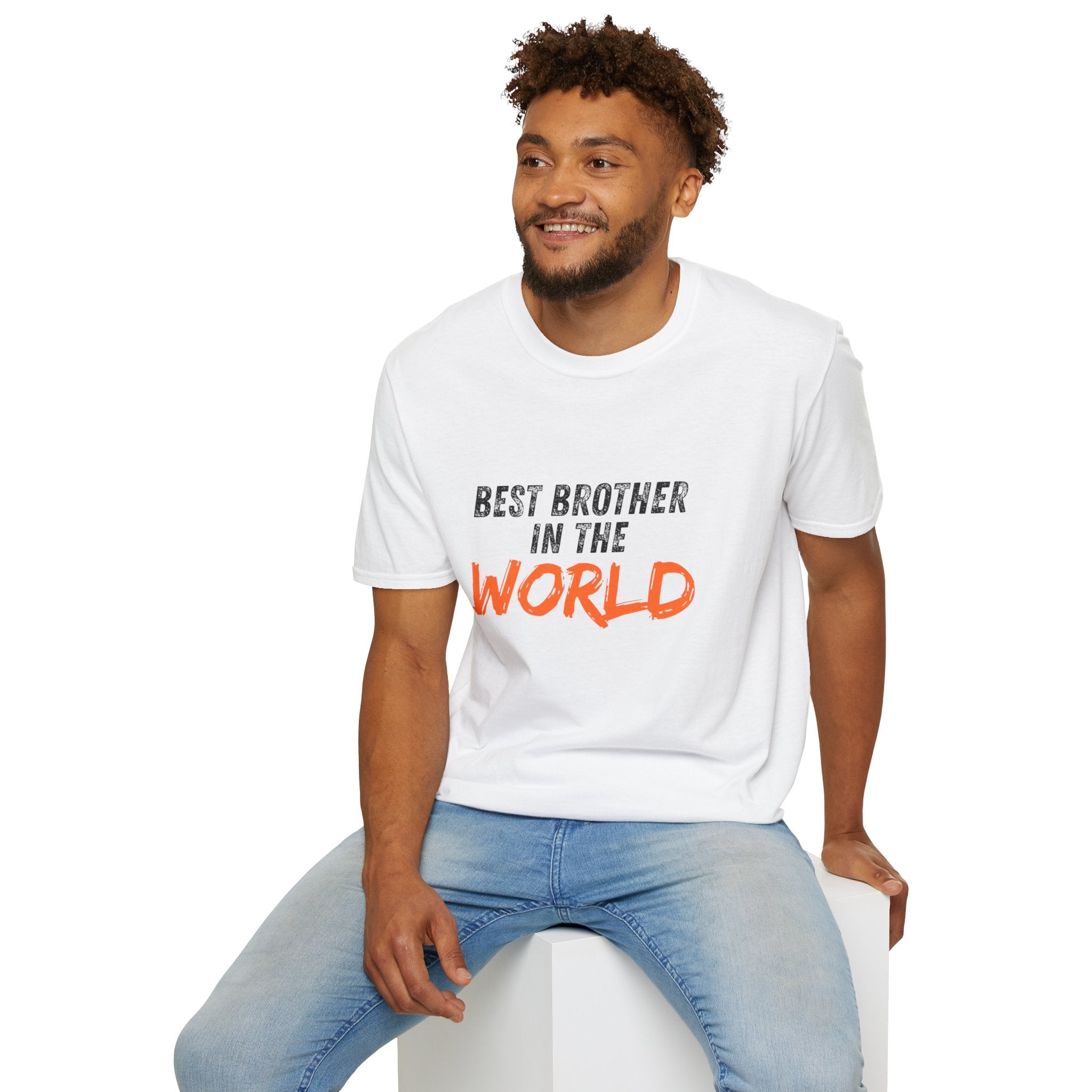 T-Shirt — "Best Brother in the World" Graphic Tee