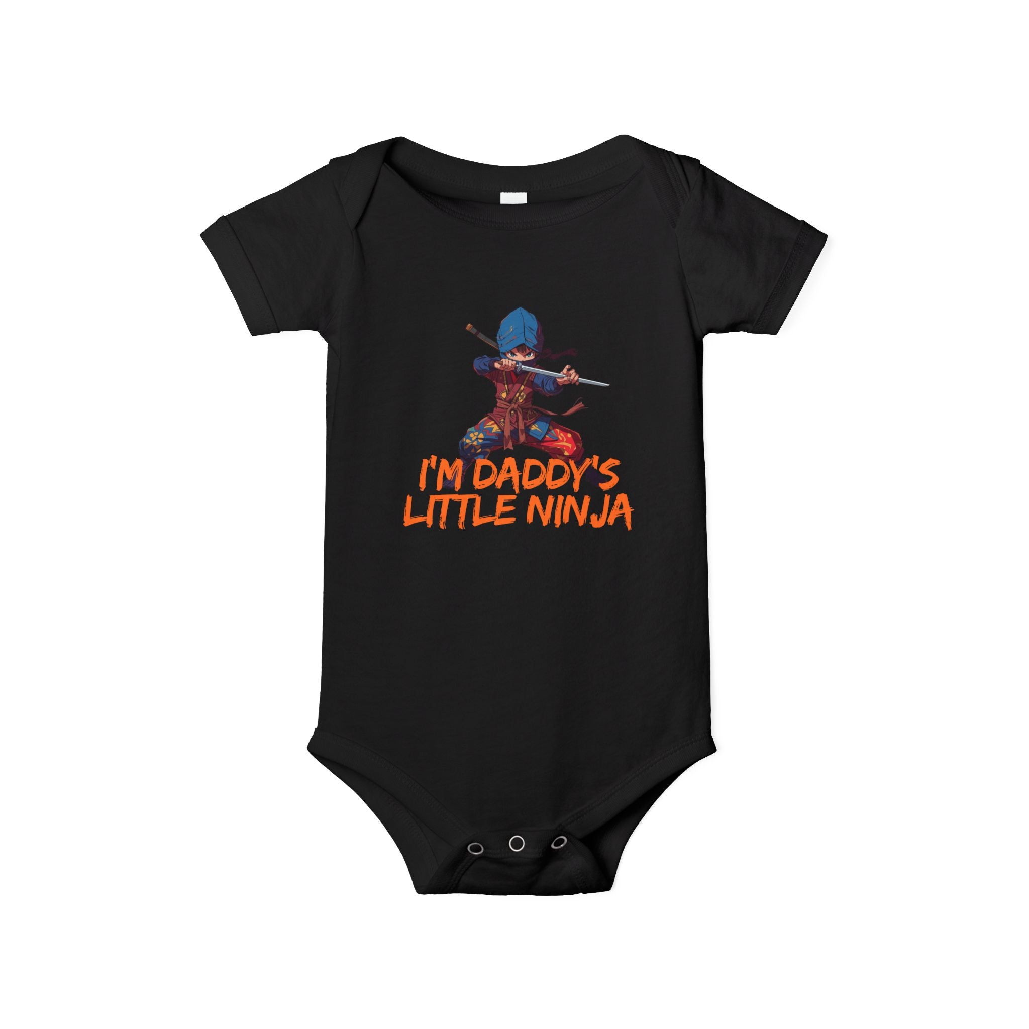 Infant Onesie "I'm Daddy's Little Ninja" – Cute Baby Bodysuit for New Dads & Baby Showers