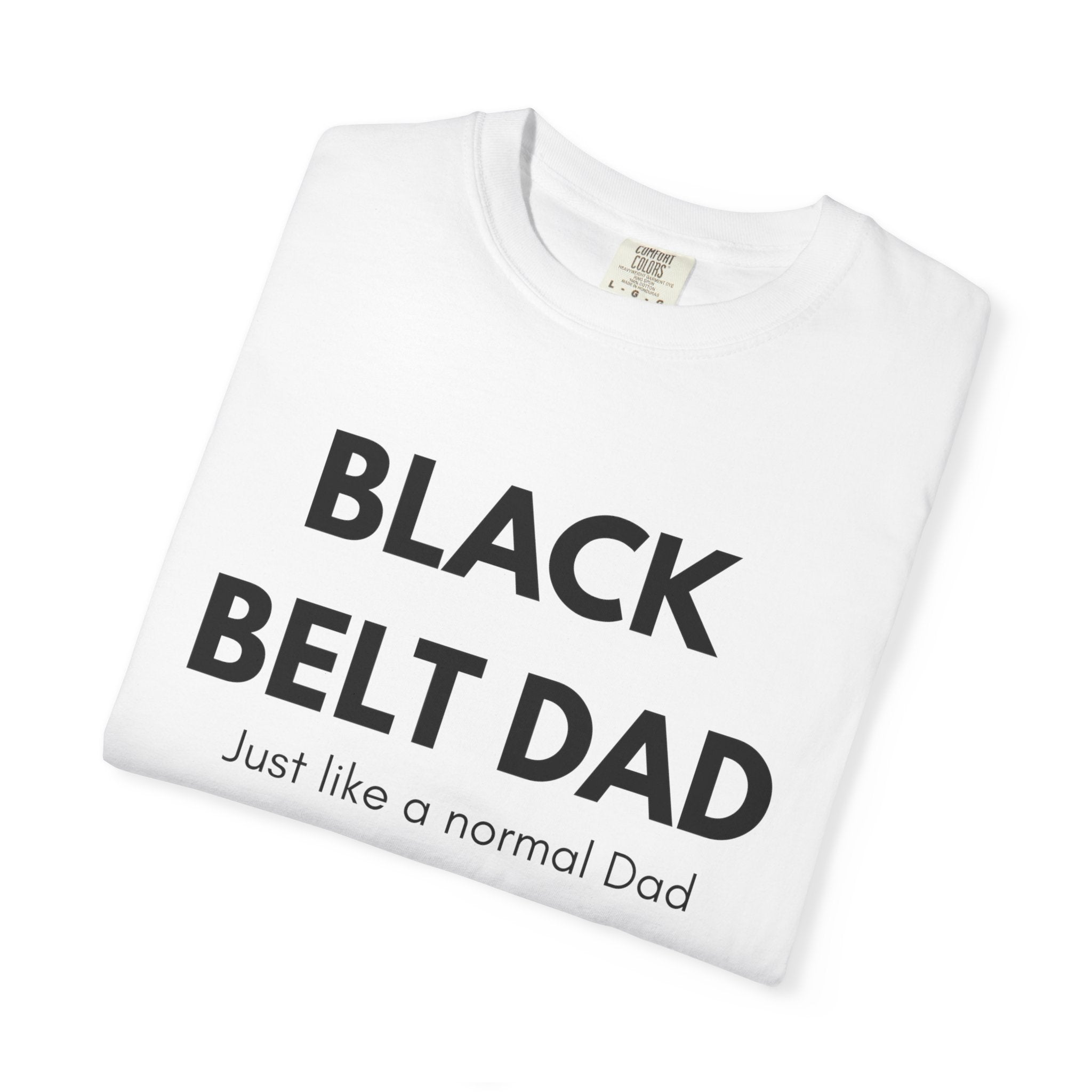 Black Belt Dad T-Shirt — "Black Belt Dad: Just like a normal Dad except much cooler" Martial Arts Father’s Day Tee